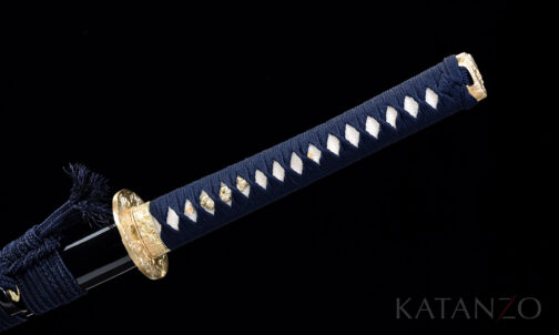 135cm Dragon Phoenix Katana Japanische Samurai Schwerttasche schwarz Seide 