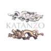 Menuki Messing Drache