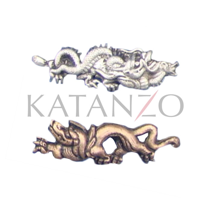 Menuki Messing Drache