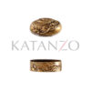 Fuchi Kashira Messing Drachen