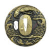 Messing Tsuba Gōruden'īguru