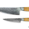 Damast Küchenmesser 2er Set