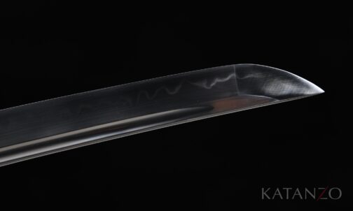 Murasaki Ryū Katana mit T10-Klinge, echtem Hamon und violetter Seidenwicklung