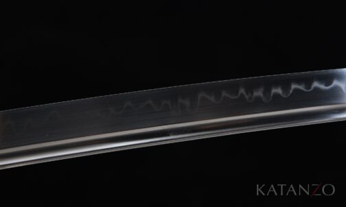 Murasaki Ryū Katana mit T10-Klinge, echtem Hamon und violetter Seidenwicklung