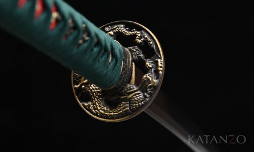 Ryūrin Katana aus T10 Stahl, handgeschmiedet