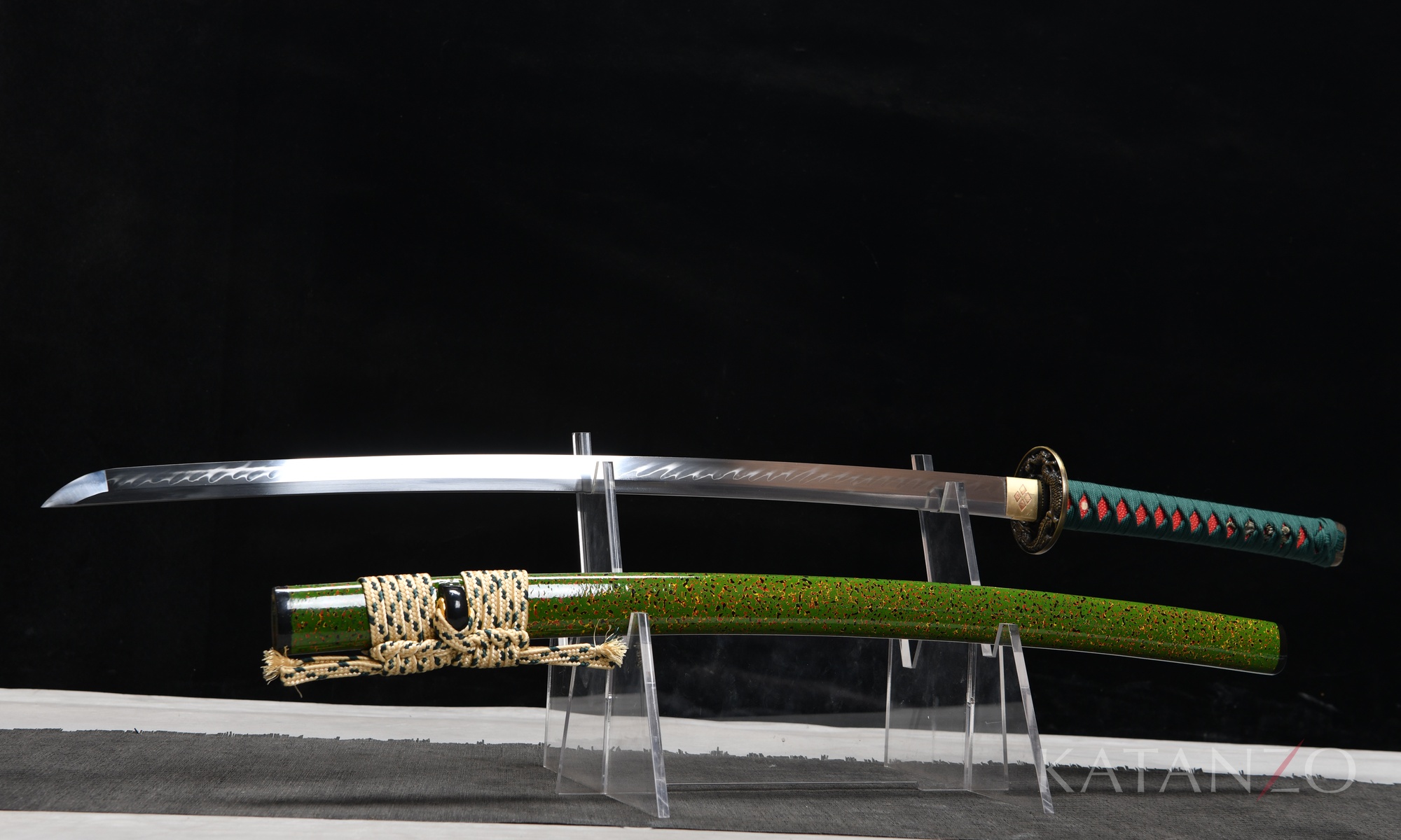 Ryūrin Katana aus T10 Stahl, handgeschmiedet