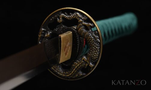 Ryūrin Katana aus T10 Stahl, handgeschmiedet