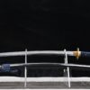 Katana Hanadori aus T10 Stahl mit blauer Seidenwicklung