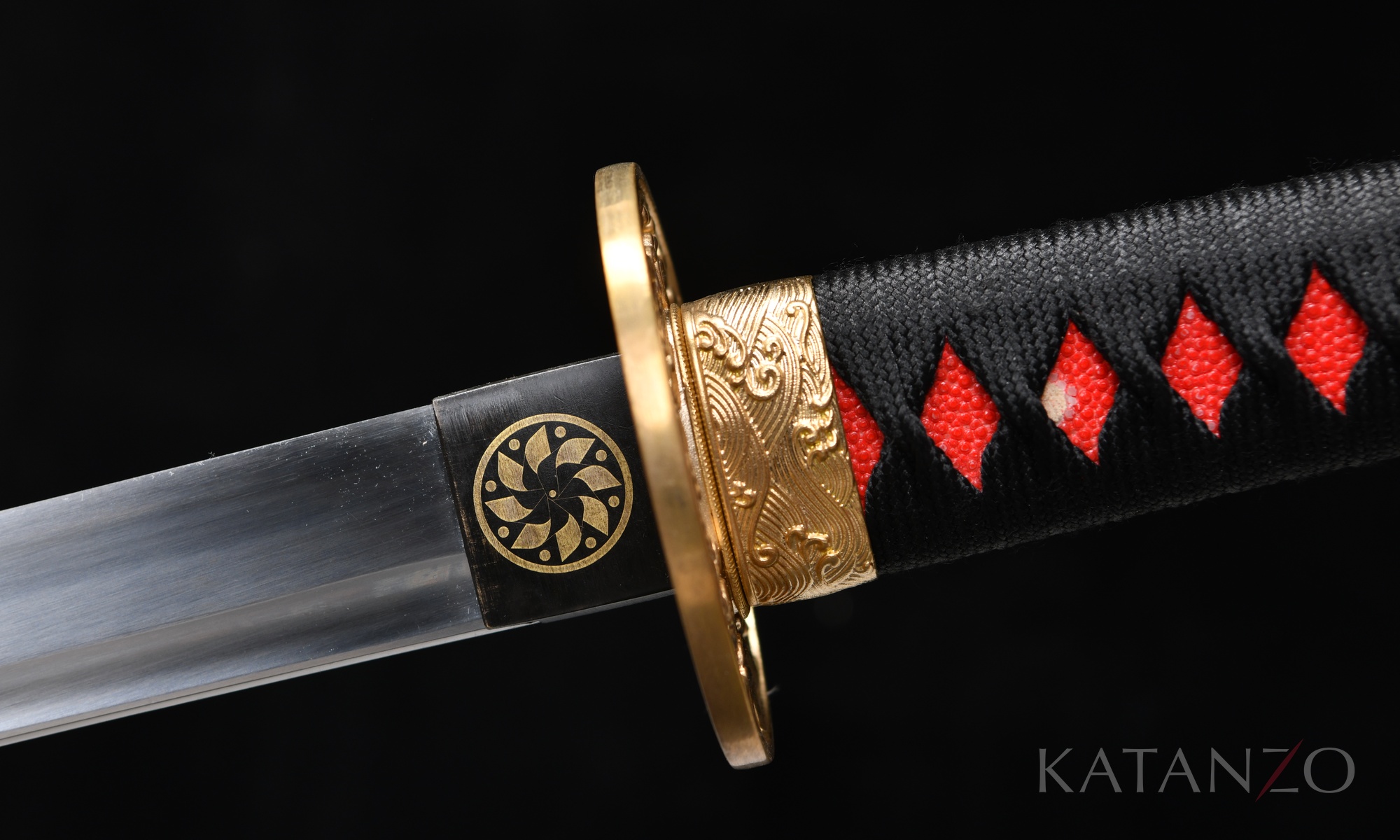 Jiyū na Seishin Katana aus 1060 Kohlenstoffstahl