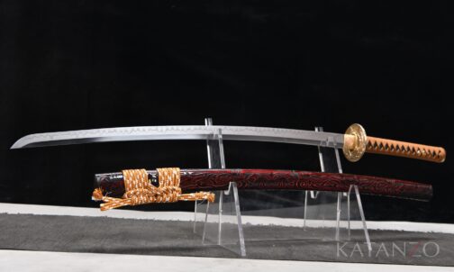 Homura Katana aus T10 Stahl handgeschmiedet