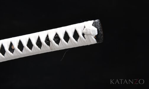 Setsuya Katana in Schwarz und Weiss aus 1060 Stahl