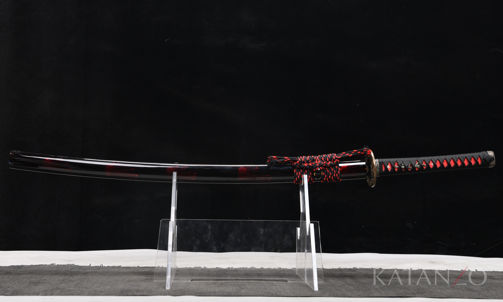 Chishio Katana aus gefaltetem T10 Stahl