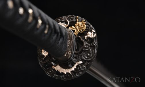 Guren Katana aus gefaltetem T10 Stahl