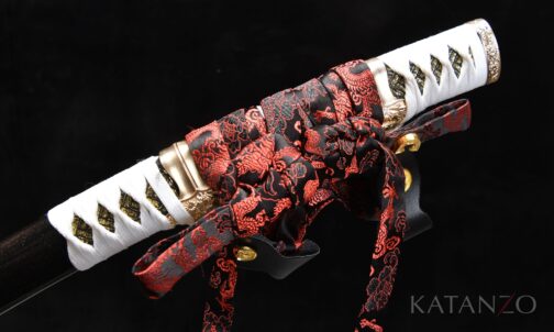 Hanamon Tachi mit schwarzer Hartholz-Saya