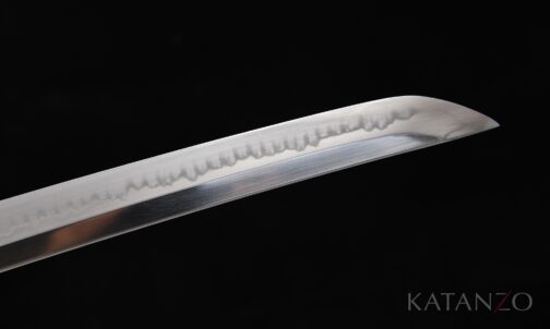Lehmgehärtete T10 Klinge mit echtem Hamon