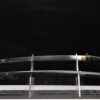 Kuroyumi Katana mit schwarzer Hartholz-Saya und markant gebogener Tsuka