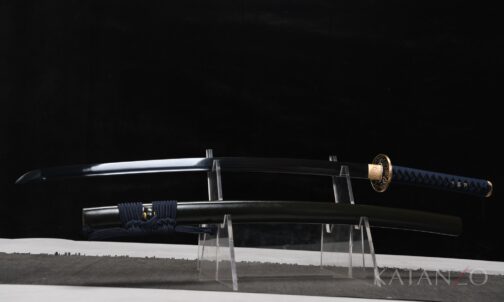 Sandpolierte schwarze Klinge aus 1060 Stahl
