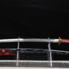 Shibuki Katana mit schwarz lackierter Hartholz-Saya und silberfarbenem Sprenkelmuster