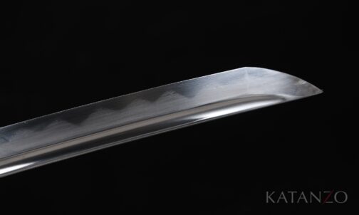 Gefaltete und lehmgehärtete 1095 Klinge des Shibuki Katana mit echtem Hamon