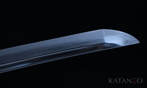 Gefaltete 1095 Klinge des Karyū Katana mit echtem Hamon und Sashikomi-Politur