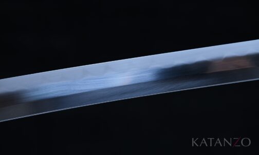 Lehmgehärtete 1095 Klinge des Kohakuryū Katana mit echtem Hamon und Hadori-Politur