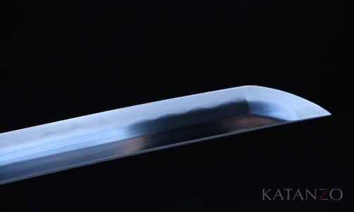 Lehmgehärtete 1095 Klinge des Kohakuryū Katana mit echtem Hamon und Hadori-Politur